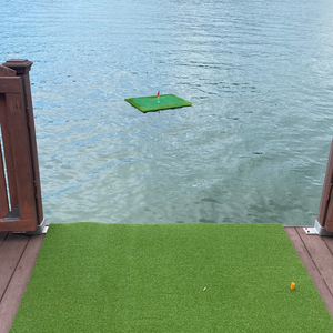 Float N' Chip- 6' x 8' Floating Golf Green- THE BIG DADDY- LARGE POOL & POND SERIES- FREE SHIPPING